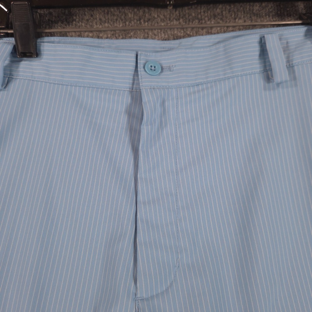 Nike Golf FITDRY Shorts Blue striped Size 36‎ 11 Inseam Casual 319690-496